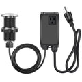 AKEYSRC Garbage Disposal Air Switch Kit, Garbage Disposal Button, Sink Top Waste Disposer On/Off Switch, UL Listed Air Switch Compatible with All Garbage Disposals (Brushed Stainless Steel）