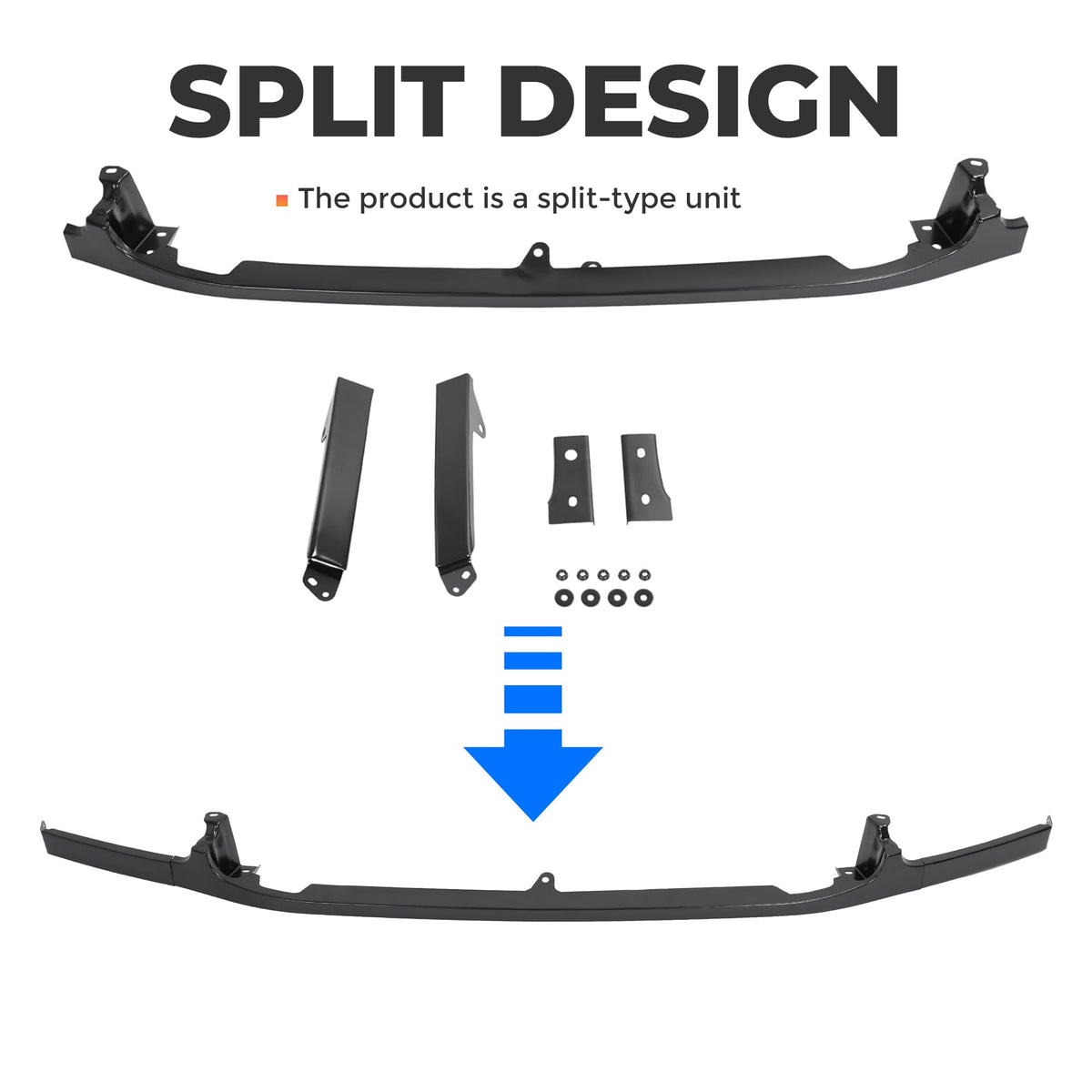 KUAFU Bumper Filler Compatible with 2000-2006 Tundra