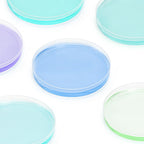 Petri Dishes with Lids, 50 Pack 90mm Dia x 15mm Deep Plastic Sterile Container, 50 Pack Plastic Transfer Pipettes(3ml)