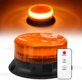 Remote Control Wireless Strobe Light LED Amber Warning Beacon Light | Rechargeable Waterproof Emergency Rooftop
