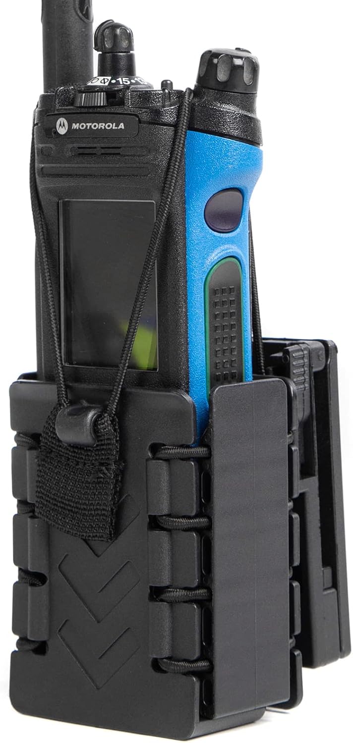 Polymer Radio Holster Molle Walkie Talkie Holder Tactical Duty Belt Radio Case Two Way Radio Pouch for BaoFeng UV5R
