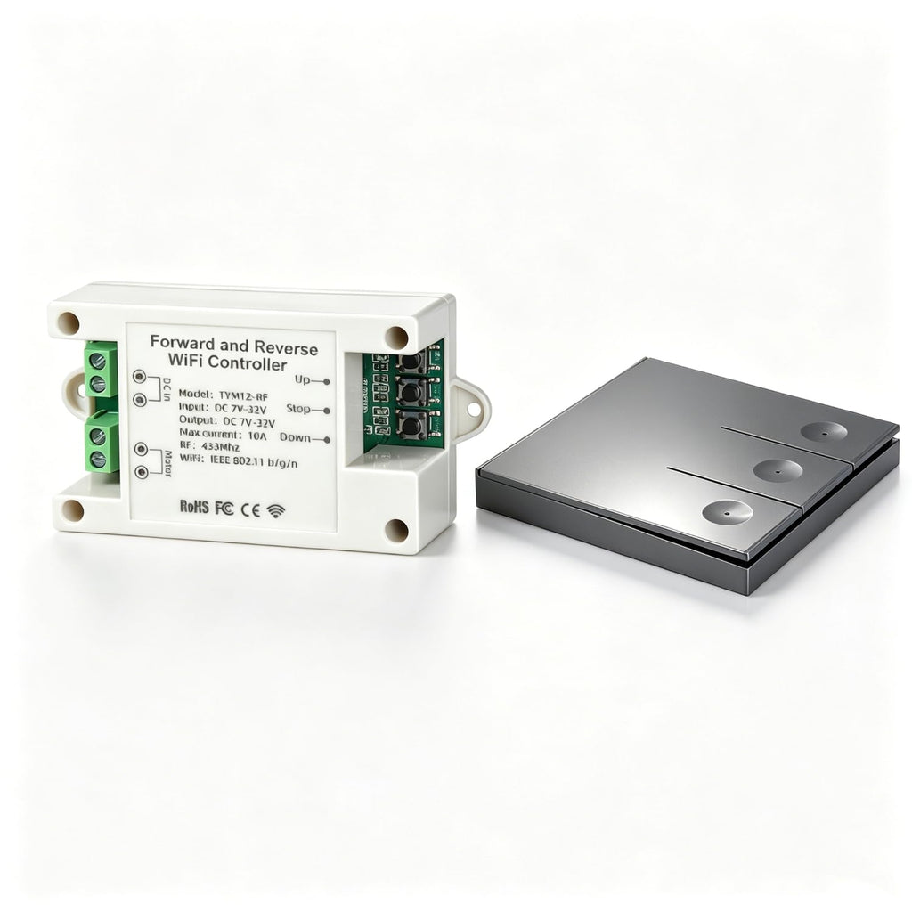 WiFi Linear Actuator Controller，Forward and Reverse Wireless Remote Switch