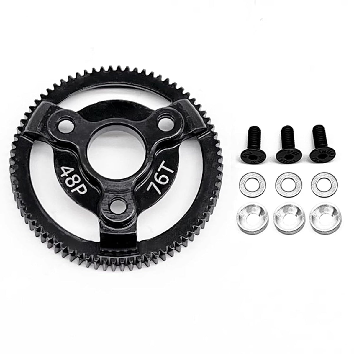 76T 48P Hardened Steel Spur Gear for Traxxas Slash Stampede Rustler 2WD