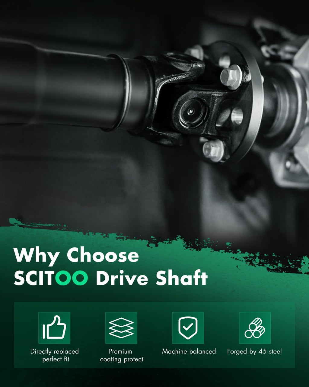 SCITOO 83" Rear Drive Shaft Fit For Chevy For Equinox, Fit For GMC