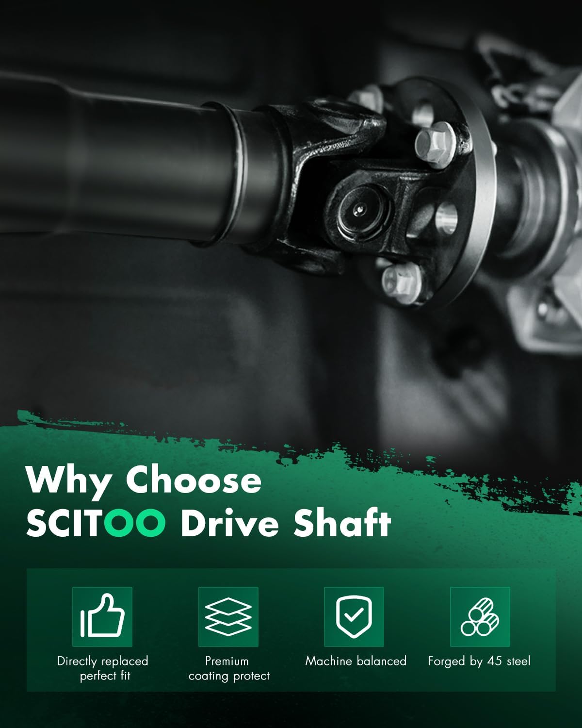SCITOO 83" Rear Drive Shaft Fit For Chevy For Equinox, Fit For GMC