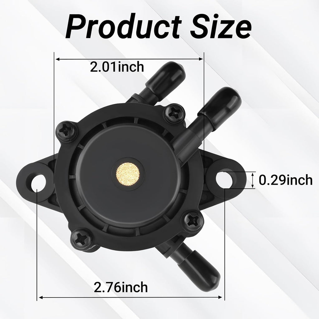 808656 Fuel Pump Kit for Intek Extended Life V-Twin 18-26HP Kohler 24 393 04-S 24 393 16-S Kawasaki 49040-7001 Honda Yamaha Fits J D Hasqvarna Craftsman Ariens Toro SCAG Bad Boy Lawn Mowers