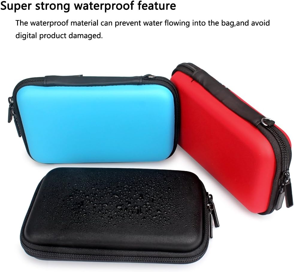 Digital Gadget Case Waterproof Memory Card Case, Designed for External Hard Drive,USB Flash Drives,Power Banks - Best