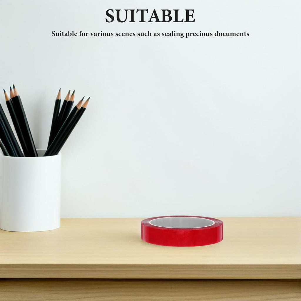 Red Tamper Proof Security Sealing Tape for Packaging Boxes PET Roll