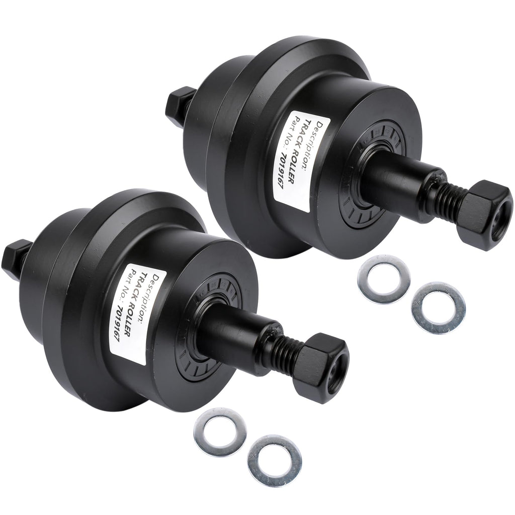 Flynsu 2-Pack 6814882 Bottom Roller Replacement for Bobcat 225 231 325 328 331 334 335 430 E26 E32 E37 E42 E50 Mini Excavators