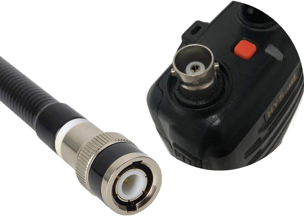 27MHz BNC Rubber Handheld CB Radio Antenna for BNC Cobra Midland Uniden | 26-29MHz,2-pack,9.45-inch rubber duck