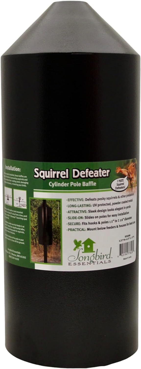 Squirrel Defeater Cylinder Pole Baffle