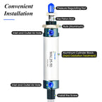TAILONZ 25mm Bore 50mm Stroke MAL25x50 Air Cylinder Double Action