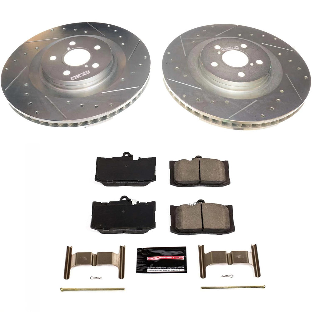 PowerStop Z23 Performance Brake Pad & Rotor Kit Front K8418