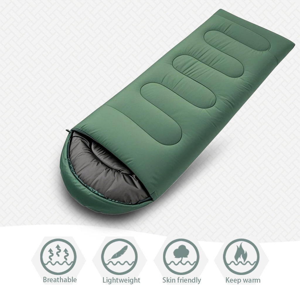 3 Season Lightweight Waterproof Sleeping Bag Indoor & Outdoor for Hiking Backpacking Camping Traveling