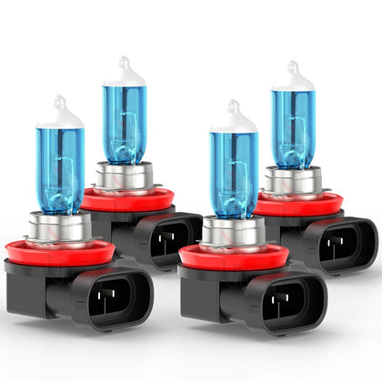 for Nissan Altima 2007-2018 Headlight Bulbs, H11 High Low Beam, 4 PCS