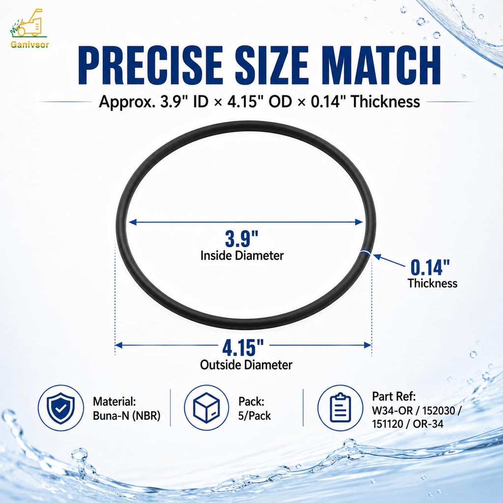151120 o-Ring for Pentek Water Filter Housing （5 Pack）