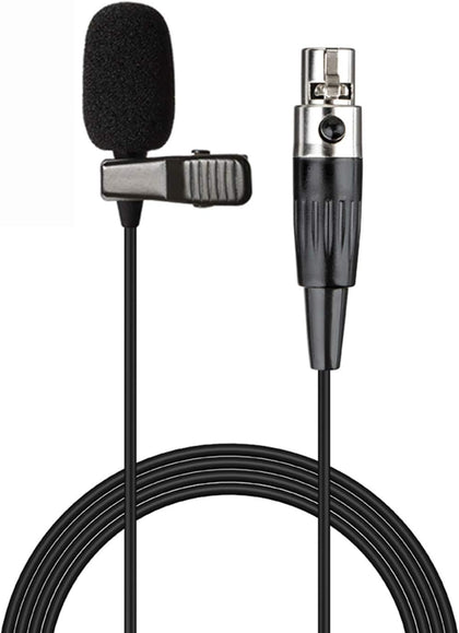 Lavalier Microphone Lapel Microphone Compatible with AKG Samson Wireless Transmitter - Unidirectional Condenser Mic