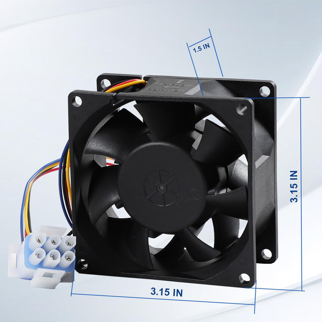 Refrigerator Evaporator Fan Motor for GE Models GFE26GGKIWW GFE26GMHDES GFE26GMHEES GFE26GMHFES GFE26GGHEBB GFE26GGHEWW GFE26GGHFBB GFE26GGHFWW GFS26GMNBES GFE26GMKJES GFE26GGHDBB GFE26GGHDWW