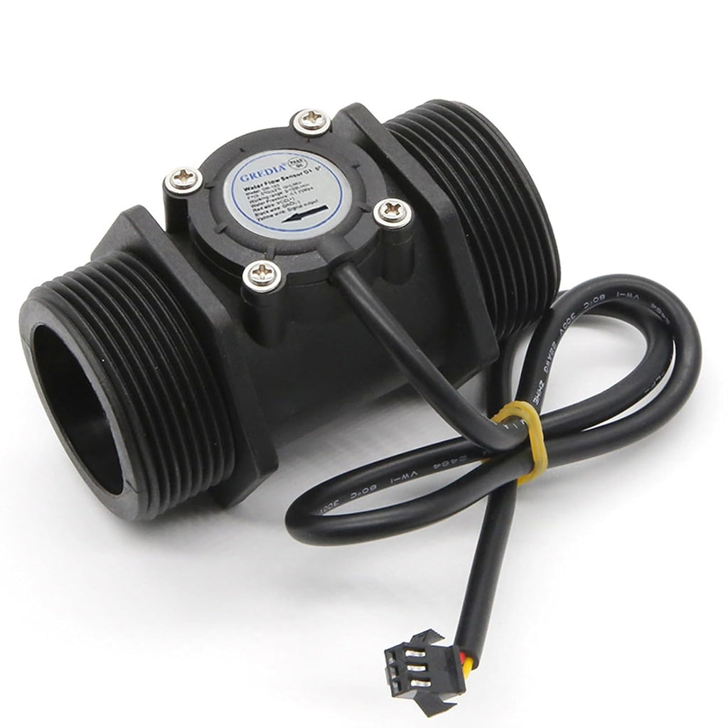 G1-1/2" 1.5" Water Flow Sensor Food-Grade Switch Hall Effect Flowmeter Fluid Meter Counter 5-150L/min