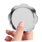 2pcs Aluminum Generator Gas Tank Cap Replacement Set Silver