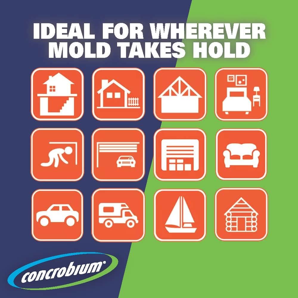 Mold Control Aerosol, 14.1 oz – Eliminates & Prevents Mold – EPA Registered, Bleach-Free, Odorless, VOC-Free – For