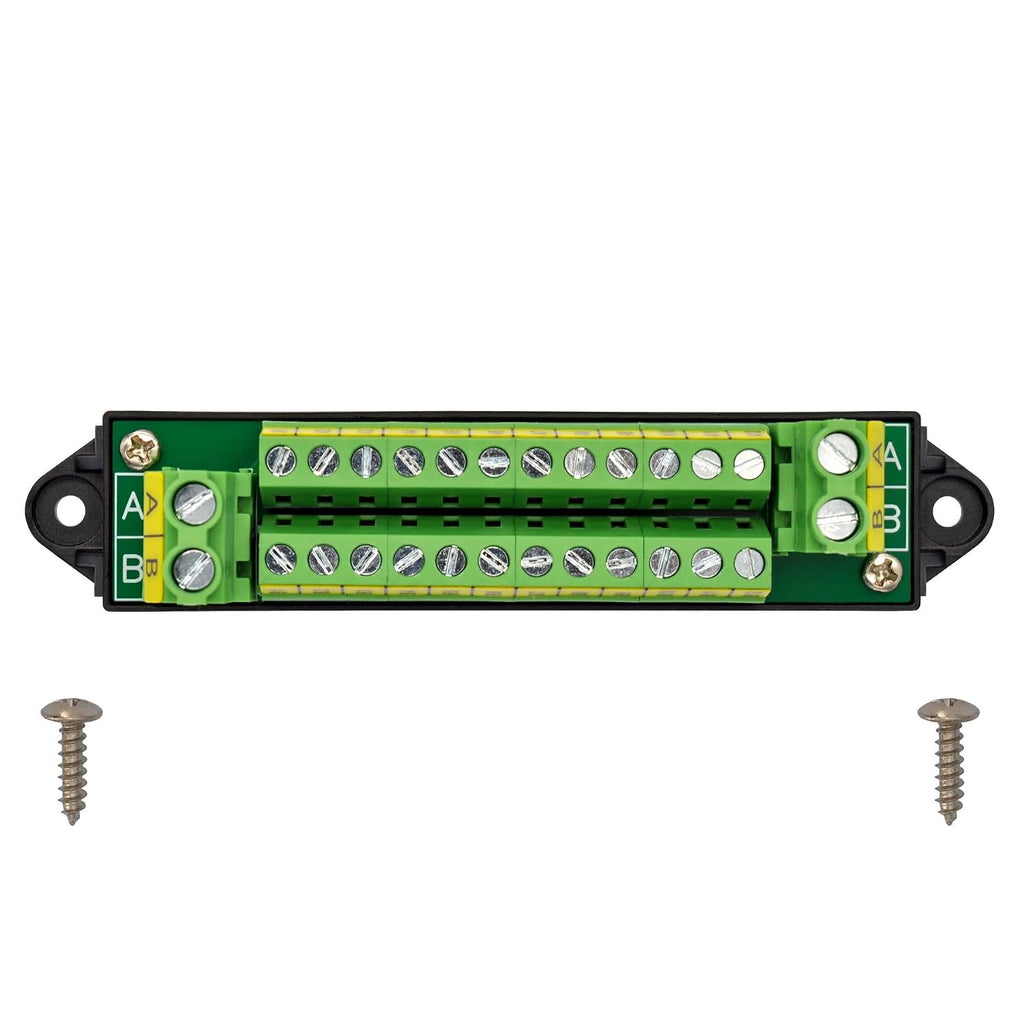 30Amp 300V 2x12 Position Terminal Block Distribution Module. OONO D-1659GP