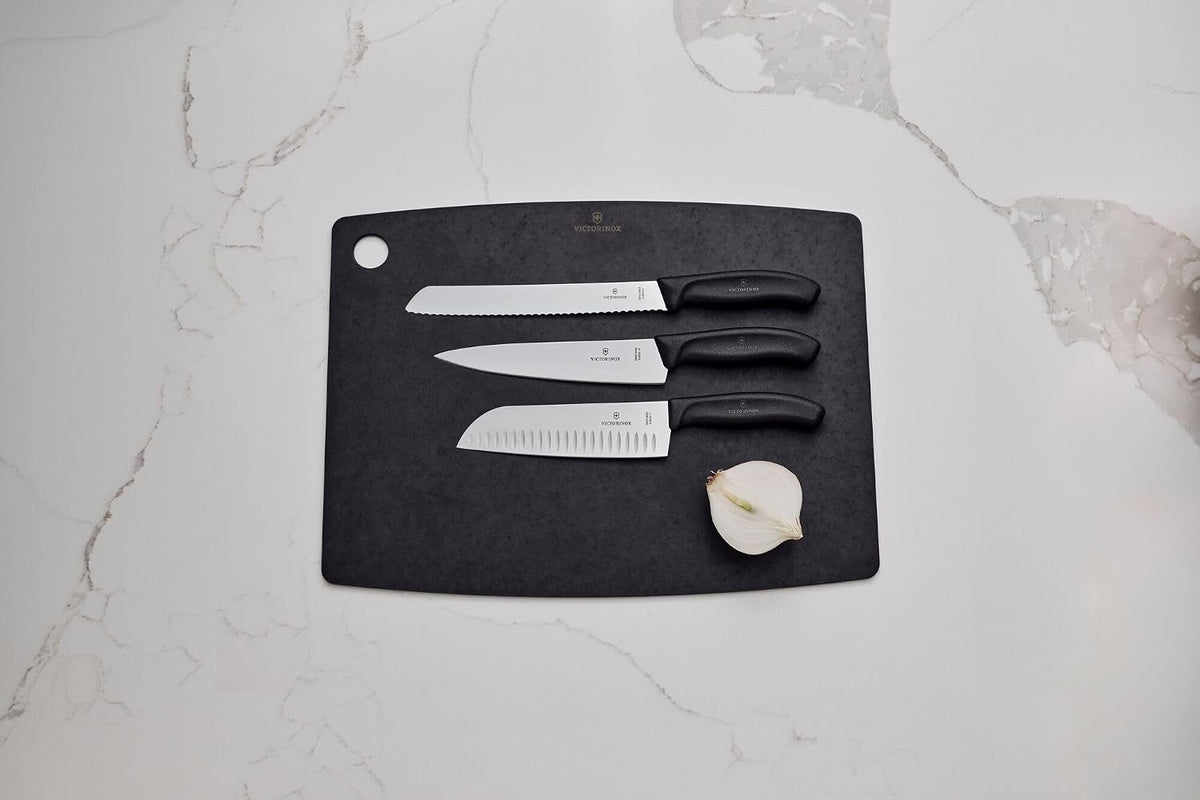 Swiss Classic 8.25 Inch Bread knife, Serrated, Black