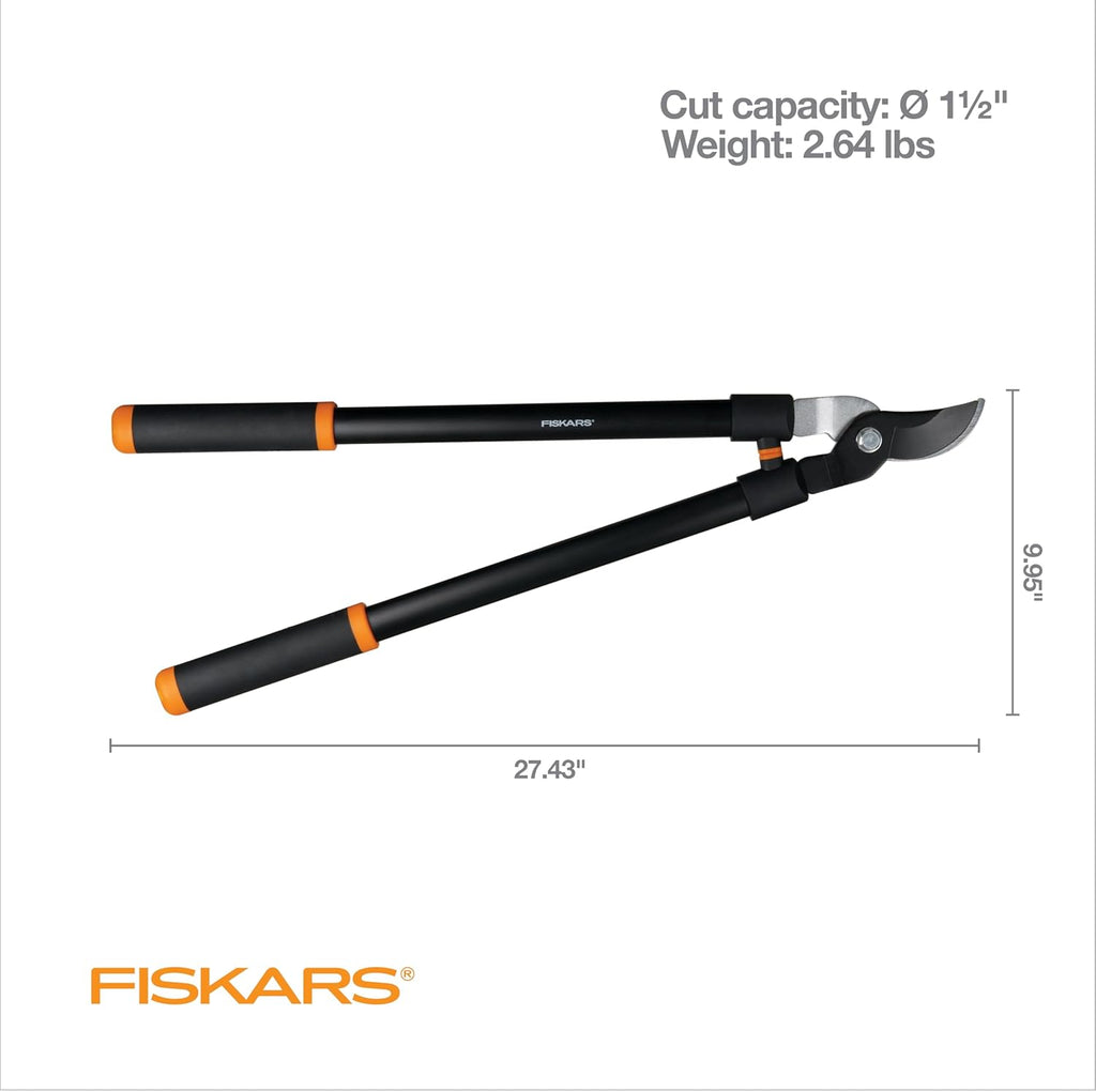 28" Loppers for Tree Trimming, Heavy Duty, Rust-Resistant Sharp Bypass Steel Blade Loppers, Branch Cutter up to 1.5"