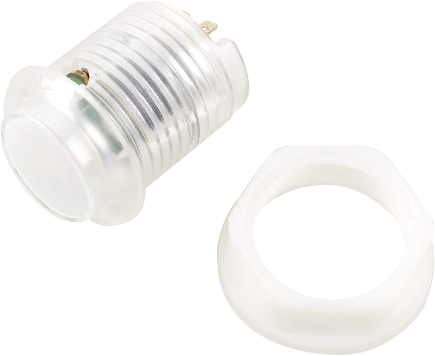 5X 24mm Full Color LED Illuminated Push Button Built-in Switch 5V Buttons for Classic Arcade Joystick Games Mame