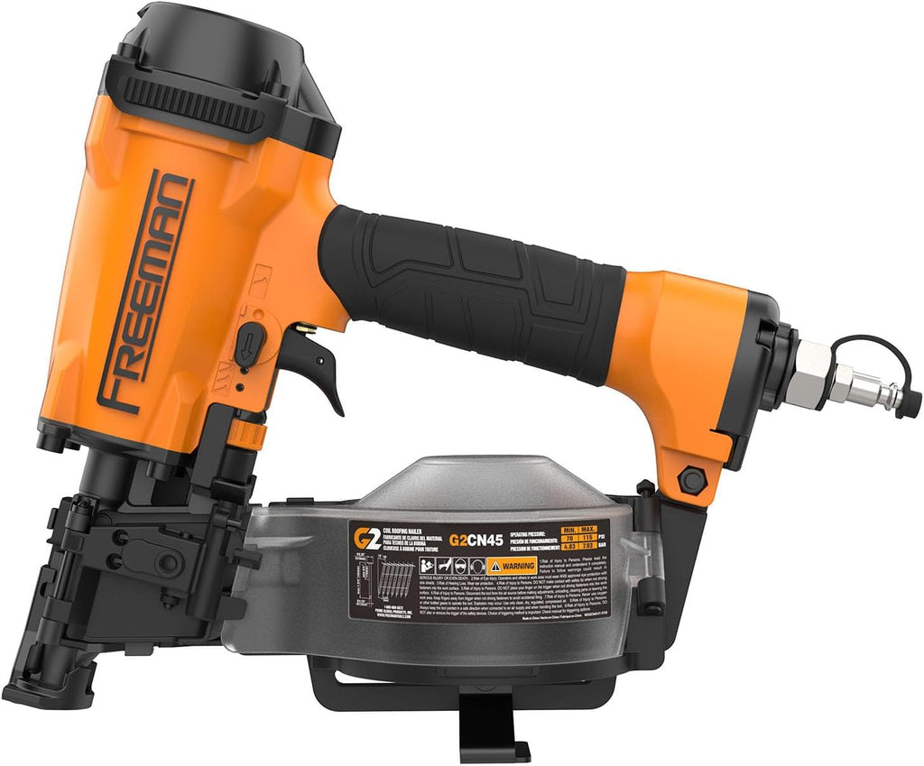 2nd Generation Pneumatic 15° 1-3/4" Coil Roofing Nailer | G2CN45