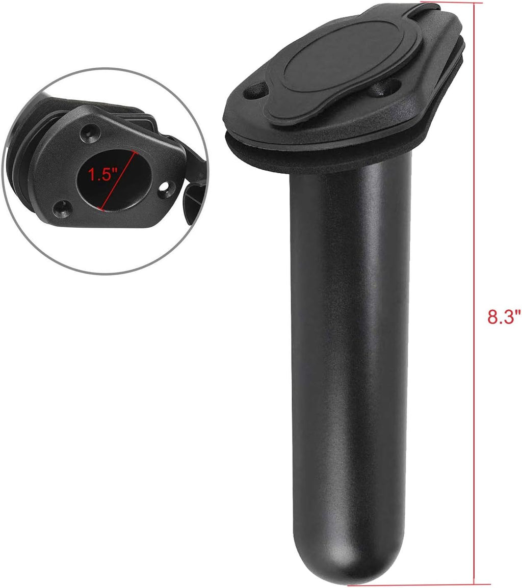 NovelBee 4 Pack Kayak Fishing Rod Holders for Boat,Flush Mount Rod Holders