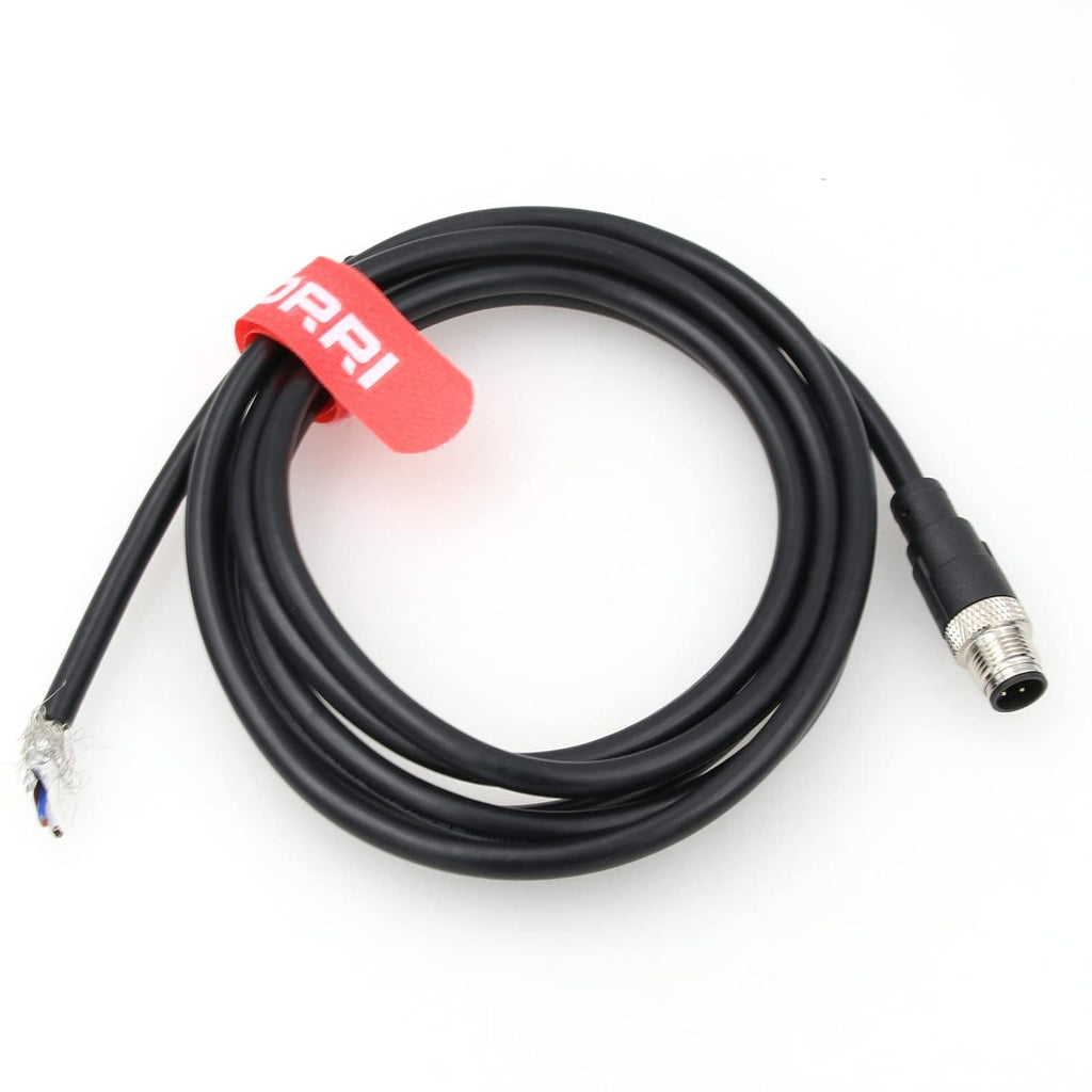 M12 4-Pin Male A-Code Aviation Connector Electrical Cable for Sensor Devices and Actuator Devices