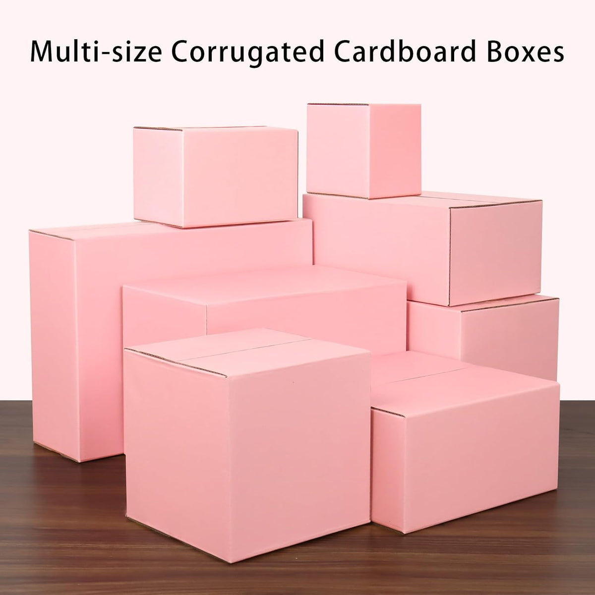 9x6x4 Pink Shipping Boxes, 30 Pack Mailing Boxes for Small Business, Corrugated Cardboard Boxes for Shipping, Packaging
