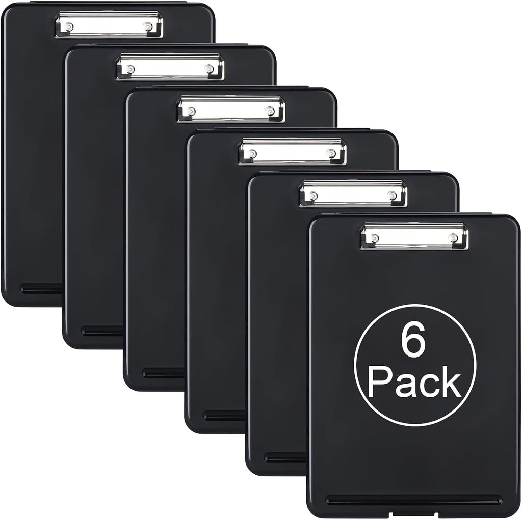 Plastic A4 Form Storage Box Case, Clipboard Case, Bulk clipboard Set Suitable for School,Utility,Industrial Office