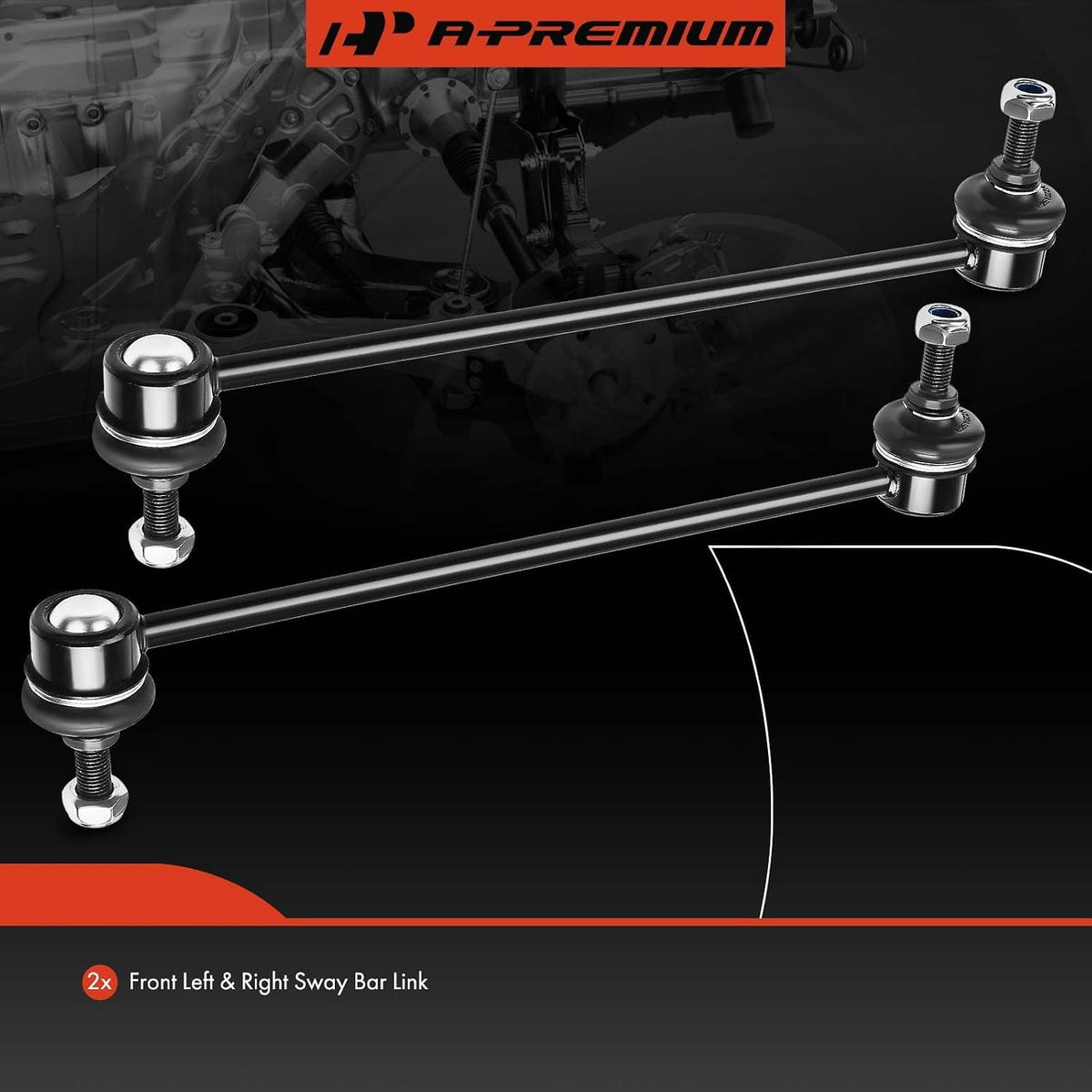 A-Premium Front Sway Bar Link Stabilizer Bar Link, Compatible with Toyota