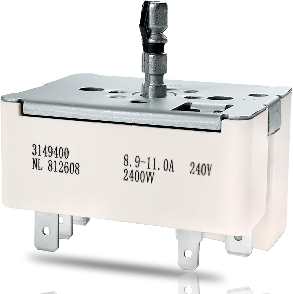 WP3149400 3149400 3148954 3148953 Range Surface Burner Infinite Switch