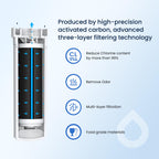 XWFE (Built-in CHIP) Refrigerator Water Filter Pack of 3