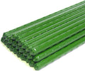 6ft 50 Pack Tomato Stakes Plant Stake Supports Garden Fences Trellis Metal Plastic Coated Plant Cage Supports Climbing