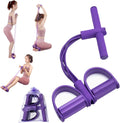 Fitness Resistance Bands Set with Handles & Ankle Straps - 4 Tube Exercise Bands for Arm, Leg, Strength Training
