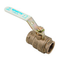 Watts Lead-Free Brass Ball Valve Female Threaded End Connections, 1/4"