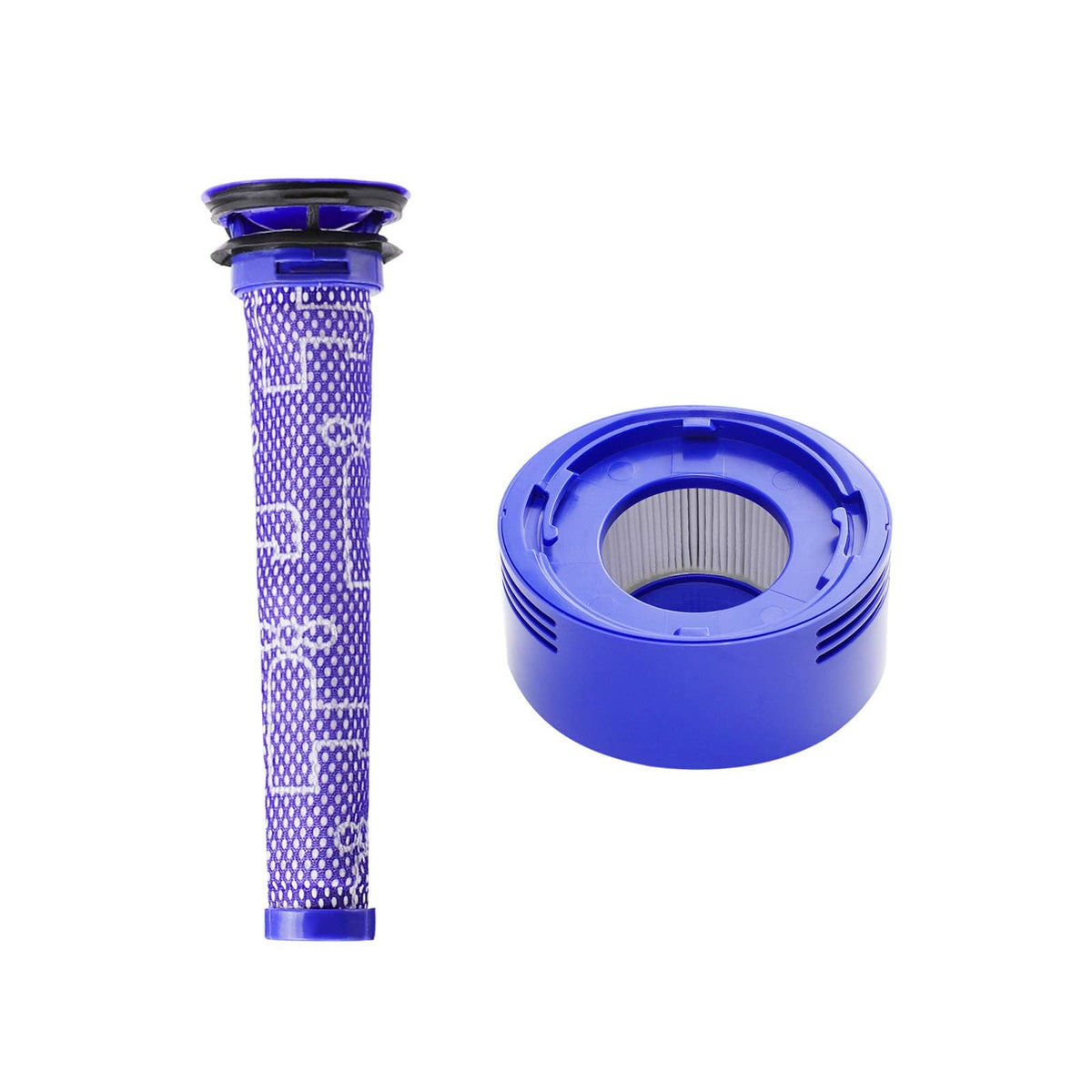 INF Pre-filter and Post-filter Set compatible with Dyson V8 Blue/Purple 2-Pack