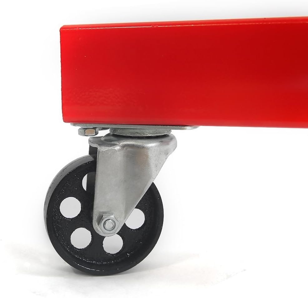 2 TON Engine Hoist Stand Cherry Picker Shop Crane Folding Engine Hoist Lift Garage Workshop Auto Repair, 4,000lbs