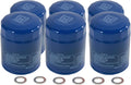 Acura / Honda OEM Genuine 15400-PLM-A02 Engine Oil Filter + Drain Washers - Set of 6