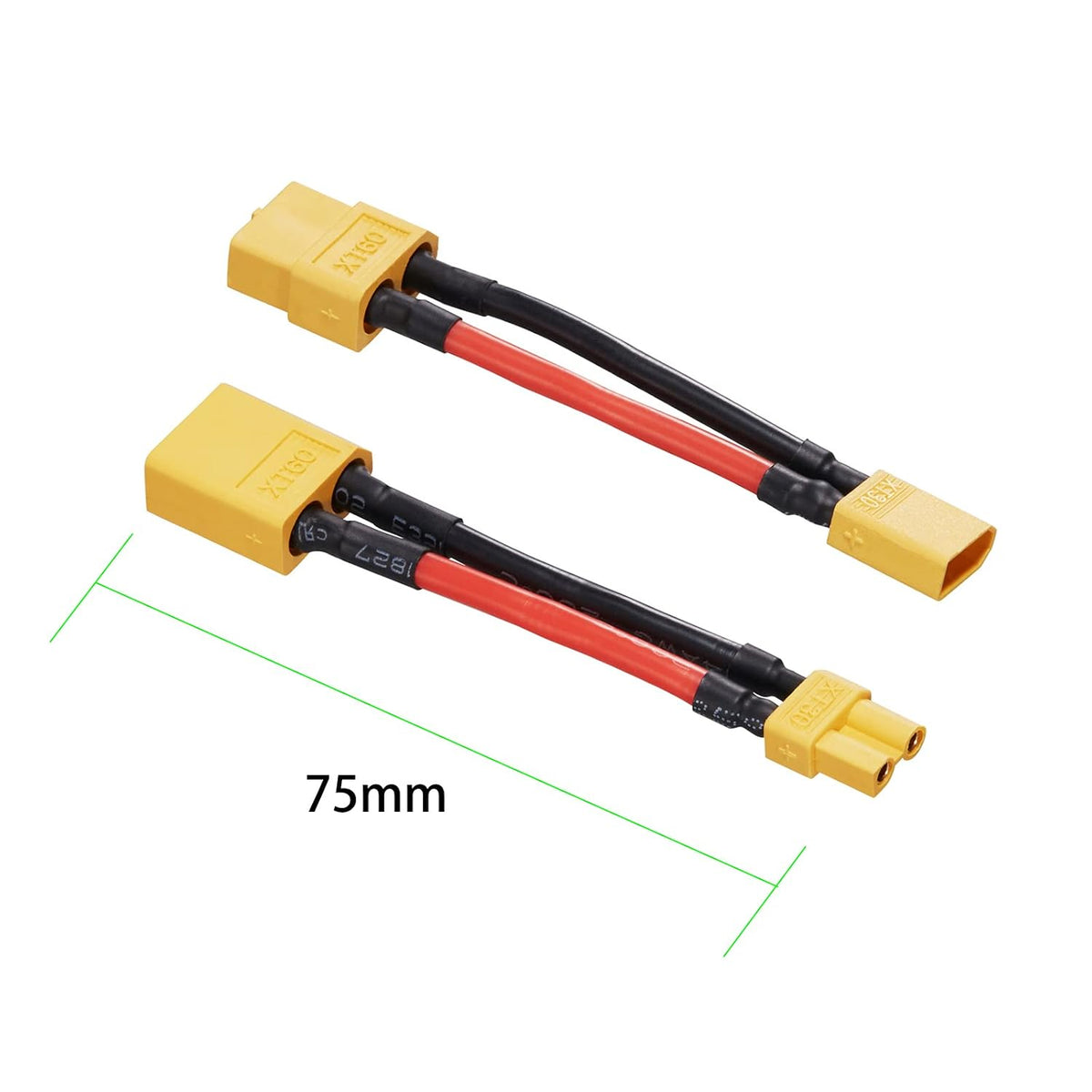 4pack XT60 to XT30 Adapter 50mm14AWG xt30 to xt60 Adapter