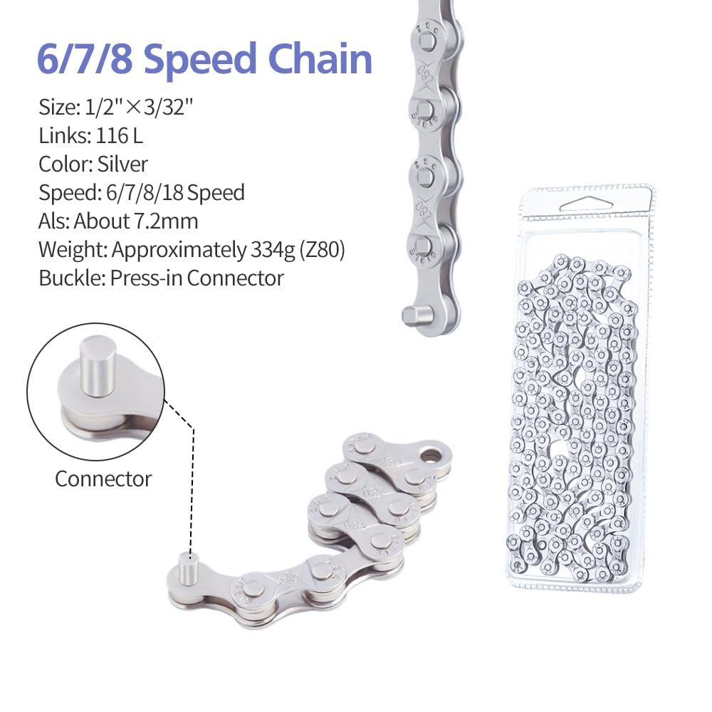 6/7/8 Speed Bike Chain