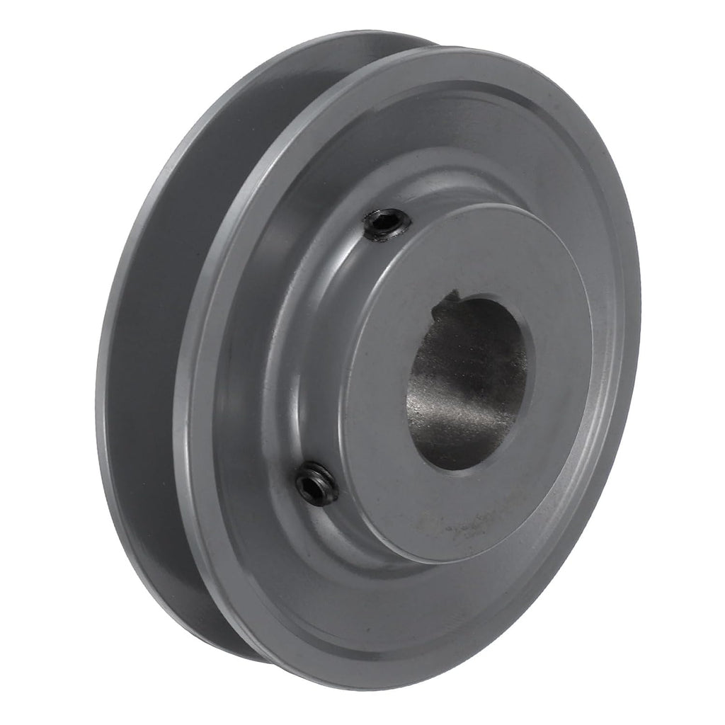 uxcell BK45-1 1/8 V-Belt Sheave 1 1/8"Bore 4.25"OD Single Groove Web Sheave