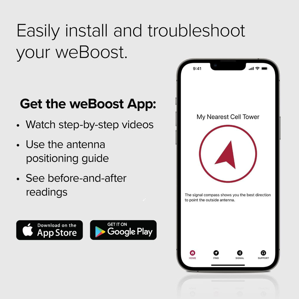 Home Studio Lite - Cell Phone Signal Booster for Verizon and AT&T only | Boosts 5G, 4G LTE up to 3,000 sq. ft | Made