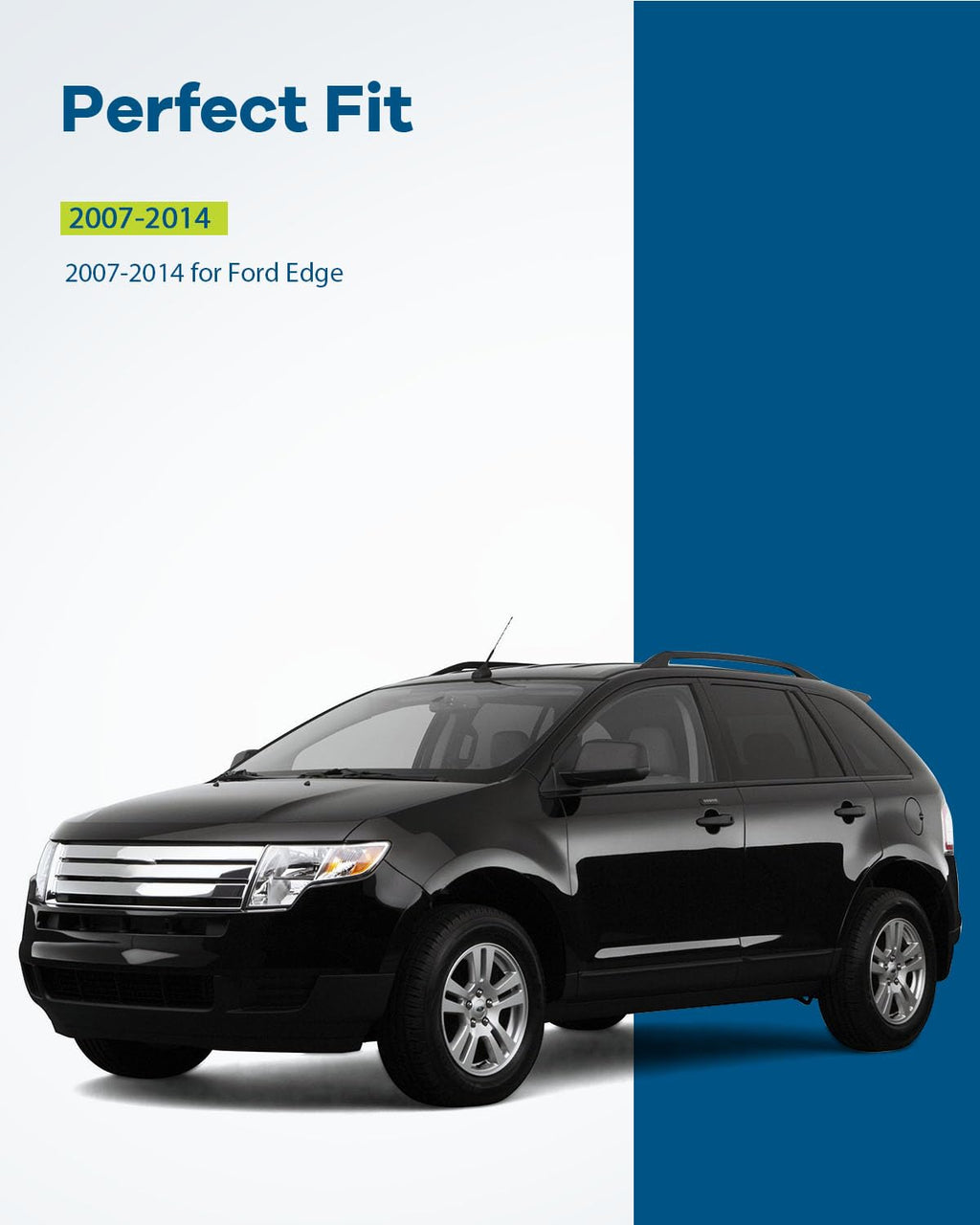 LUJUNTEC Interior Door Handle Replacement for Ford Edge 2007-2014