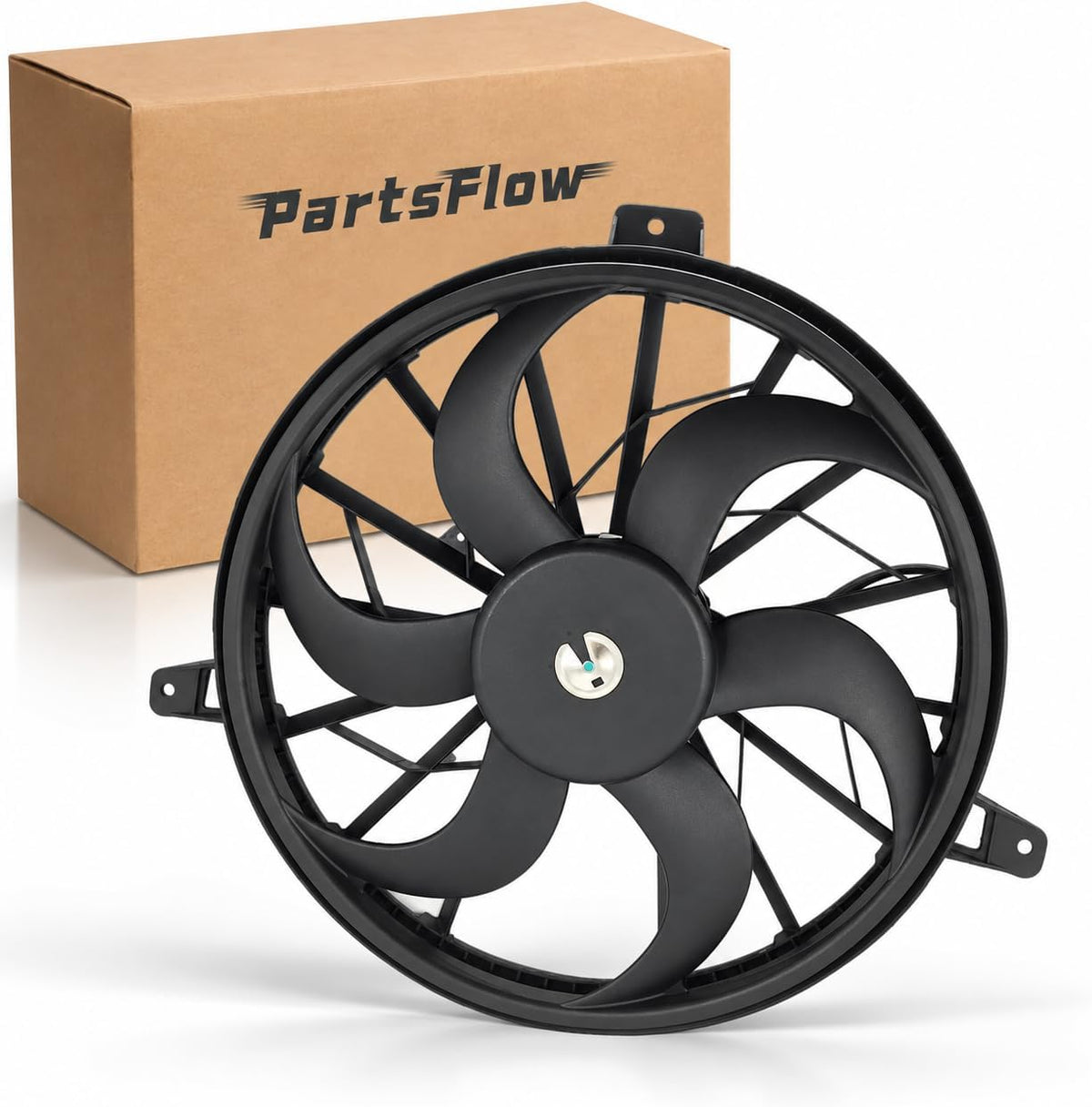 PartsFlow Radiator Cooling Fan Assembly for 1999-2003 Jeep Grand Cherokee for 2002-2003 Jeep Liberty 620-010