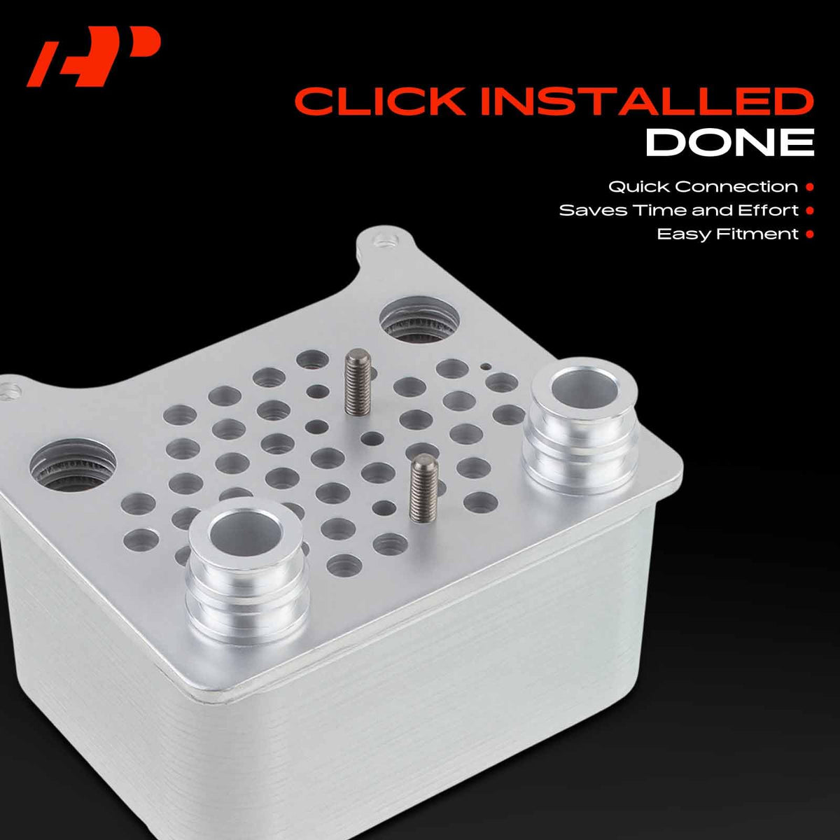 A-Premium Engine Oil Cooler Kit, with Gasket Seal - Compatible with Ford